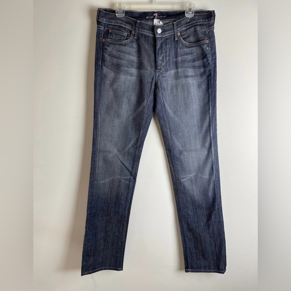 7 For All Mankind Women’s Straight Leg Denim Jeans pants